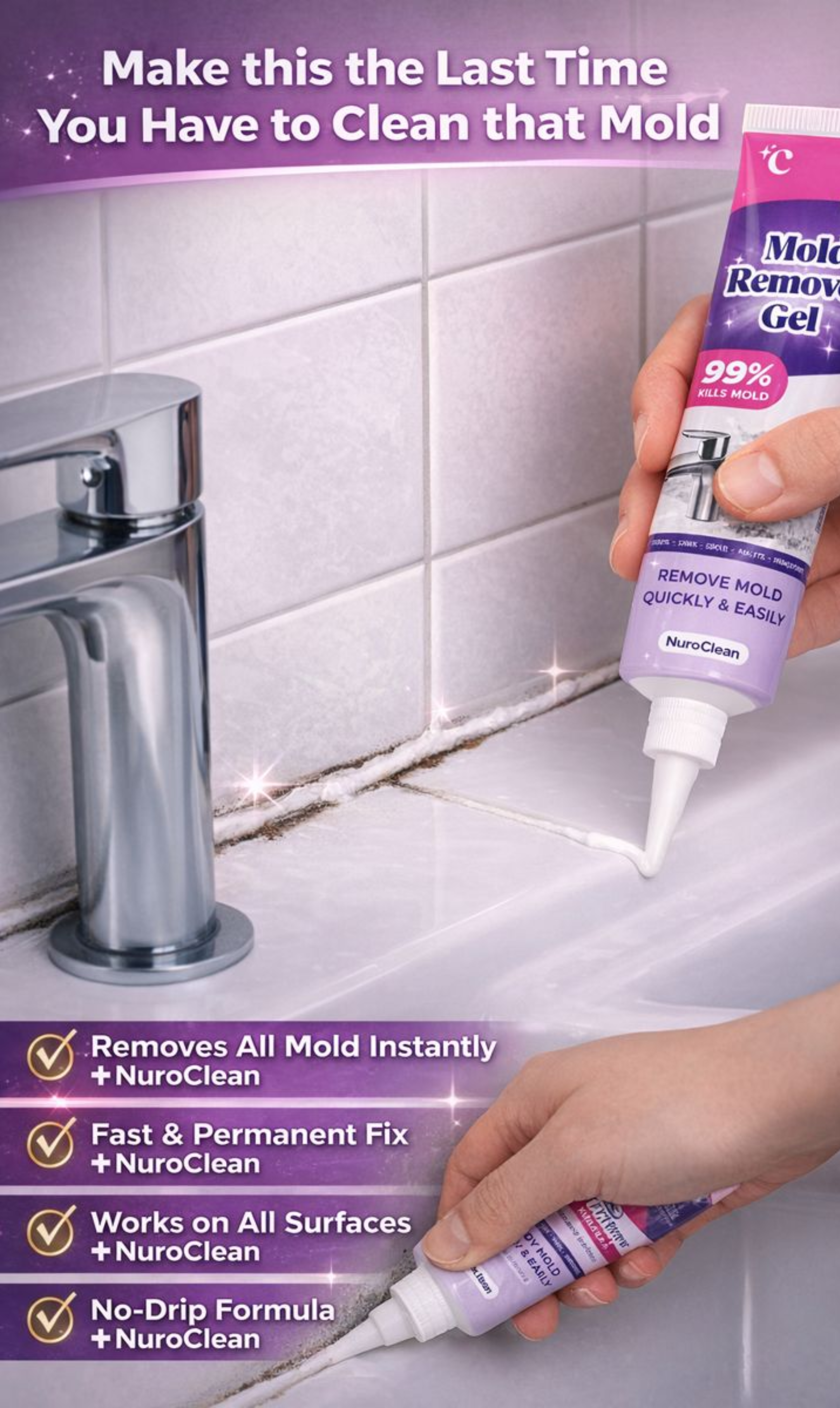 person using NuroClean